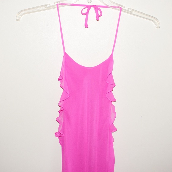 NWT Amanda Uprichard Kalyn Silk Asymmetrical Dress - Picture 4 of 8